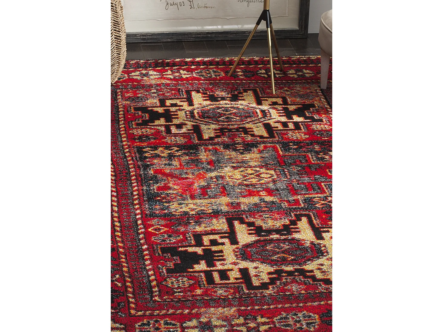 Tapis Rouge/Multicolore 122 X 183 cm - Waverly