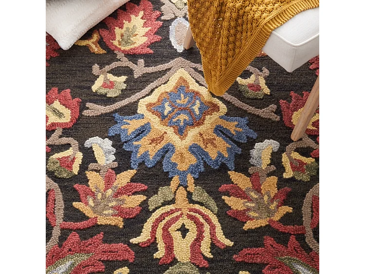 Tapis Charbon/Multi 244 X 305 cm - Juni