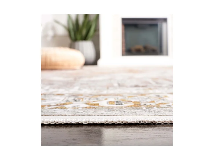 Tapis Beige/Or 76 X 305 cm - Bailee