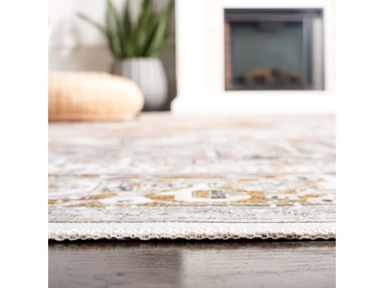 Tapis Beige/Or 76 X 305 cm - Bailee