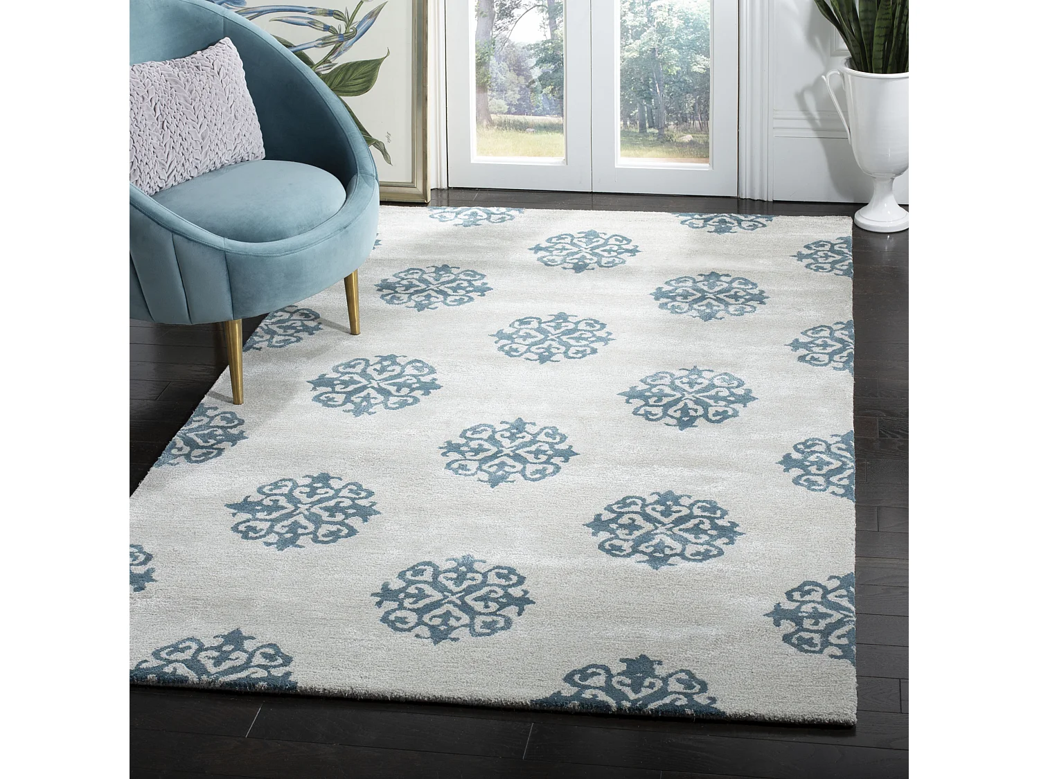 Tapis Gris 107 X 168 cm - Milo