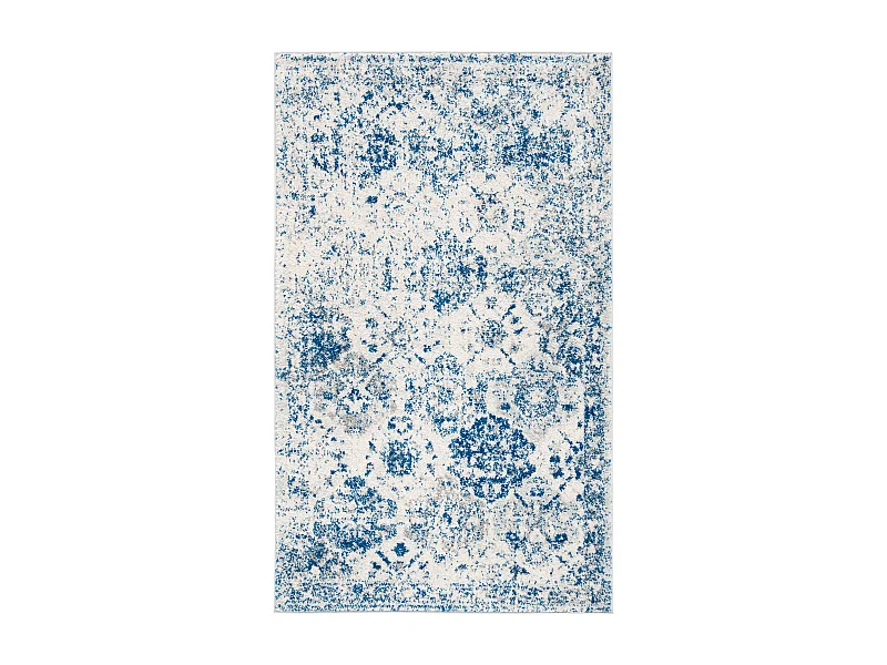 Tapis Blanc/Bleu 122 X 183 cm - Mopani