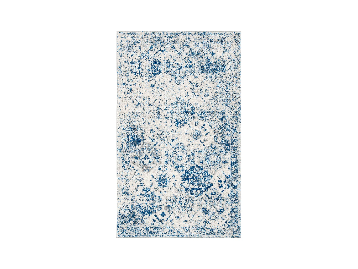 Tapis Blanc/Bleu 122 X 183 cm - Mopani
