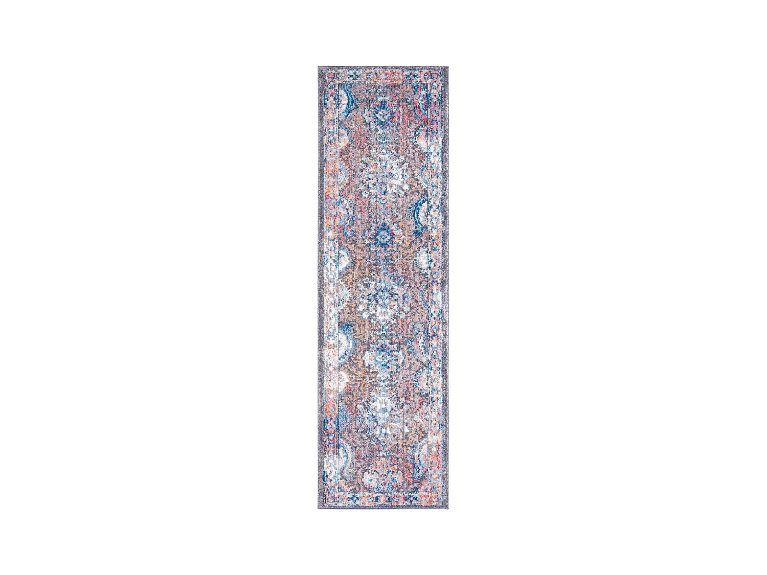 Tapis Gris/Bleu 69 X 244 cm - Lesley