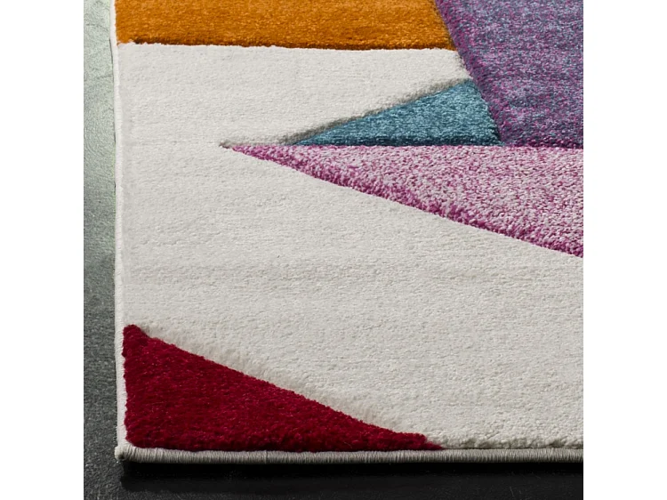 Tapis Neutre/Rose 79 X 152 cm - Lilliana