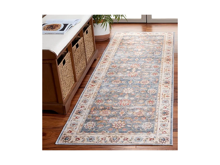 Tapis Vert/Beige 69 X 122 cm - Petra