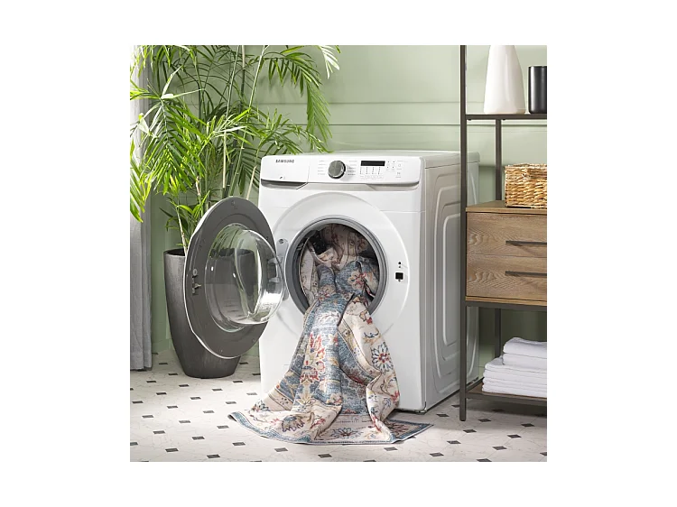 Tapis Vert/Beige 69 X 122 cm - Petra