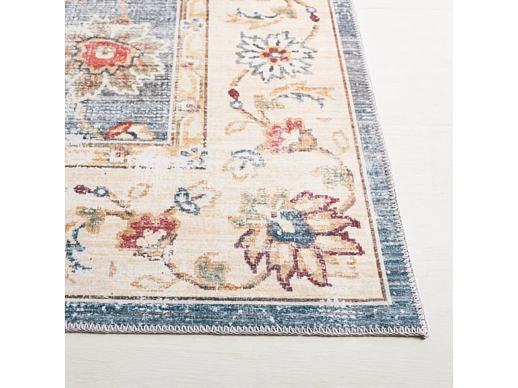 Tapis Vert/Beige 69 X 122 cm - Petra