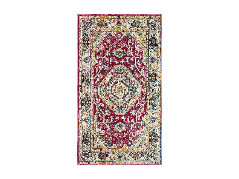 Tapis Violet/Bleu 91 X 152 cm - Cerise