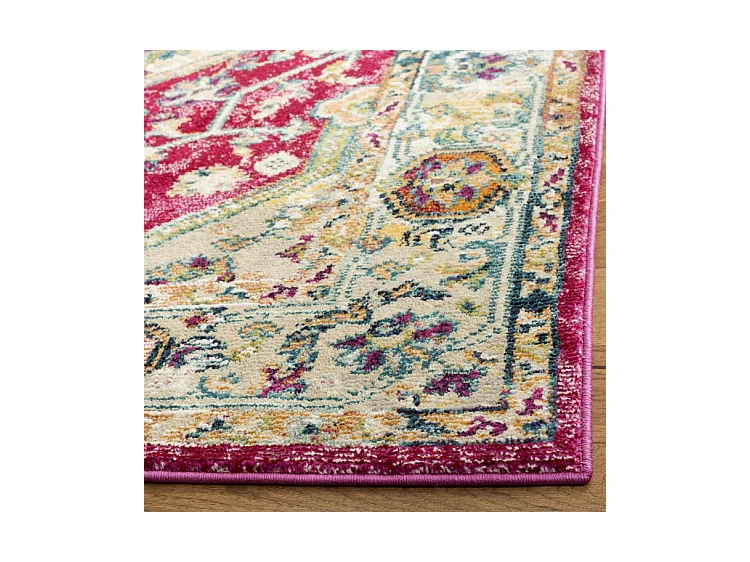 Tapis Violet/Bleu 91 X 152 cm - Cerise