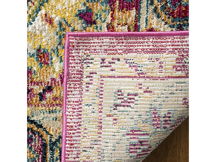 Tapis Violet/Bleu 91 X 152 cm - Cerise