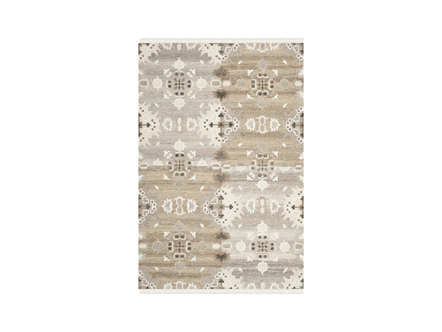 Tapis Gris/Multicolore 152 X 244 cm - Ambroso