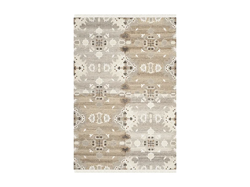 Tapis Gris/Multicolore 152 X 244 cm - Ambroso