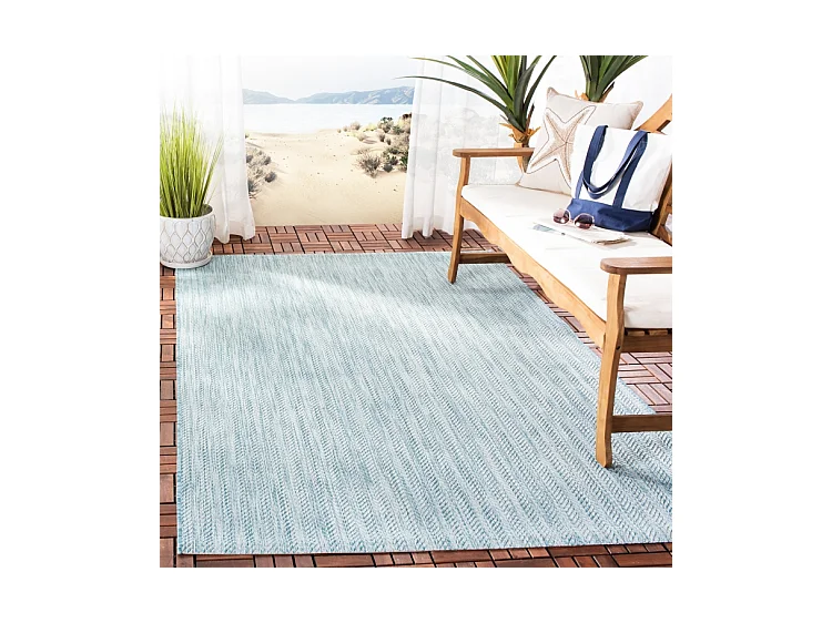 Tapis Bleu Gris 122 X 170 cm - Solstice