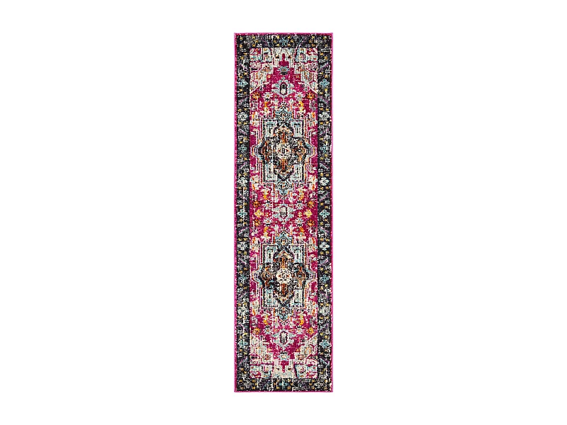 Tapis Rose/Gris 66 X 244 cm - María