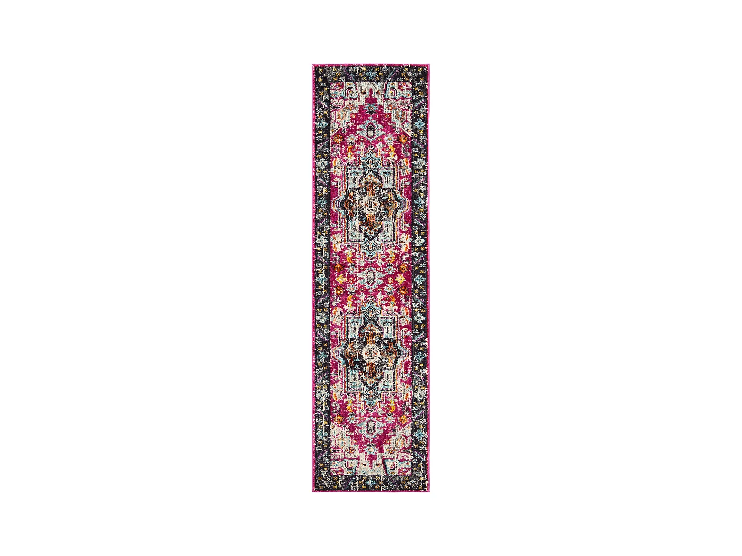Tapis Rose/Gris 66 X 244 cm - María