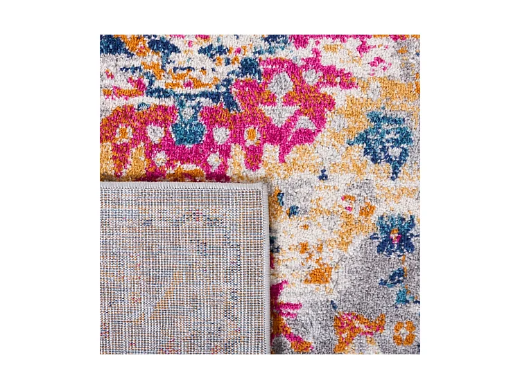 Tapis Gris/Fuchsia 160 X 229 cm - Shannon