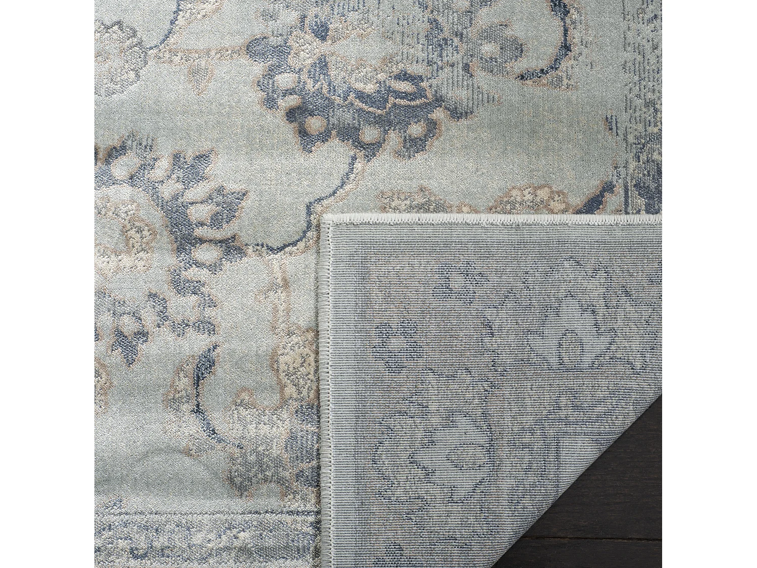 Tapis Bleu 201 X 279 cm - Rowena
