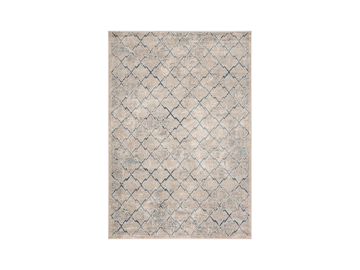 Tapis Gris/Bleu 160 X 229 cm - Siobhan