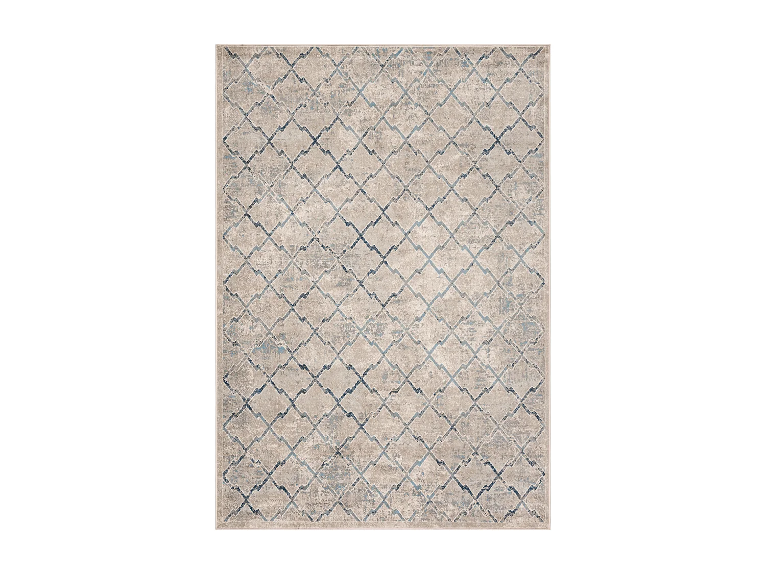Tapis Gris/Bleu 160 X 229 cm - Siobhan