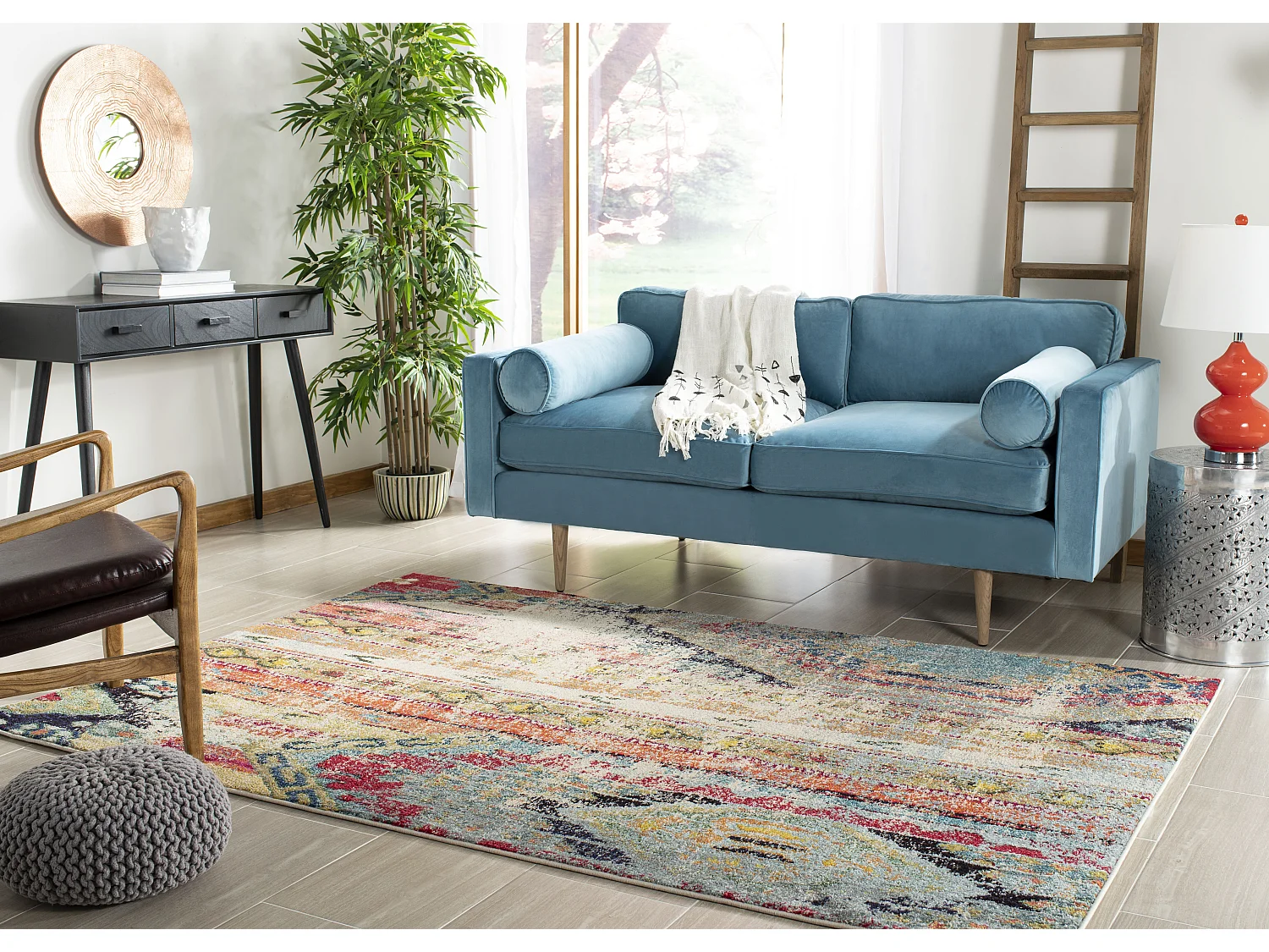 Tapis Multicolore 122 X 170 cm - Livia