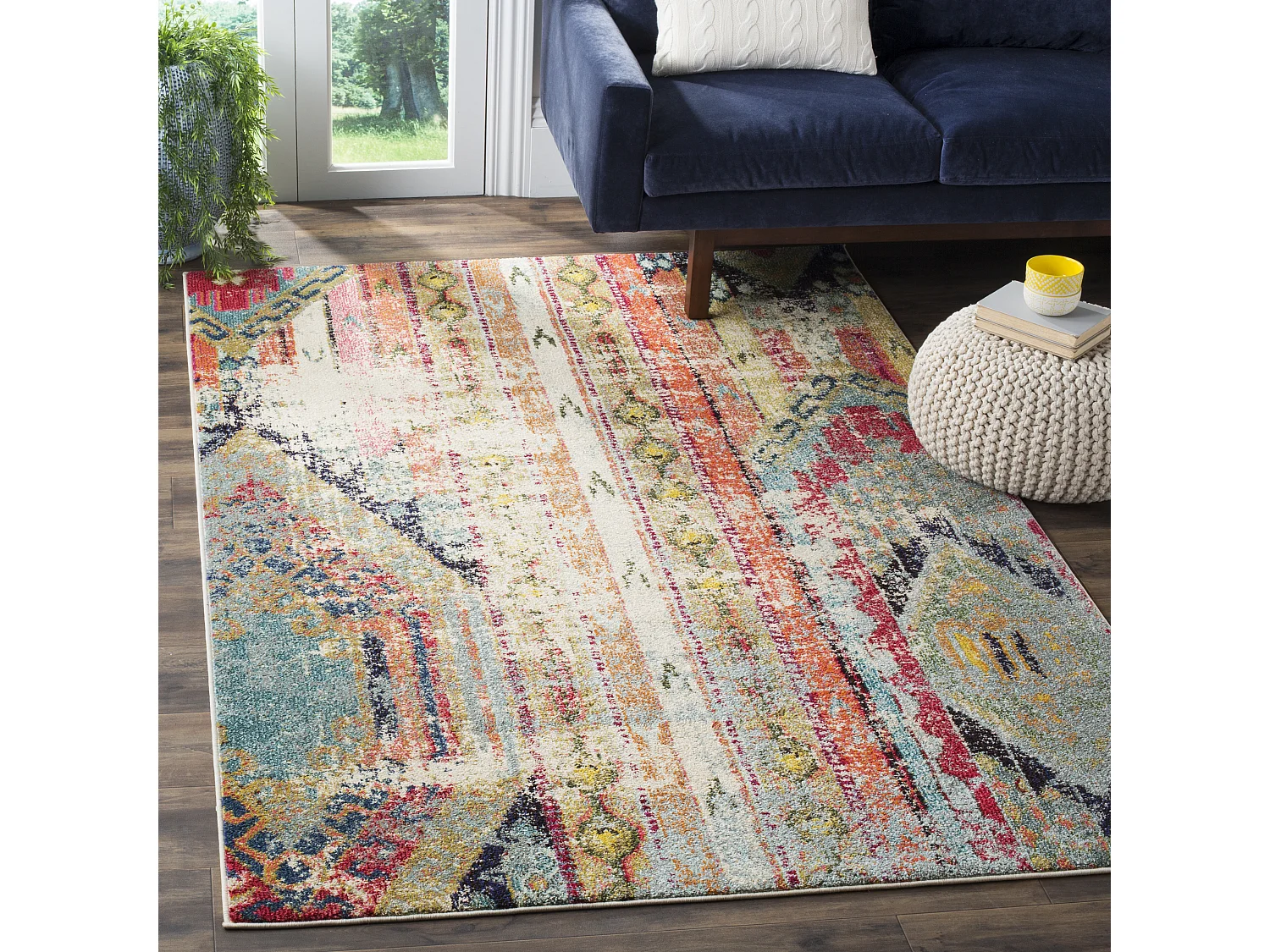 Tapis Multicolore 122 X 170 cm - Livia
