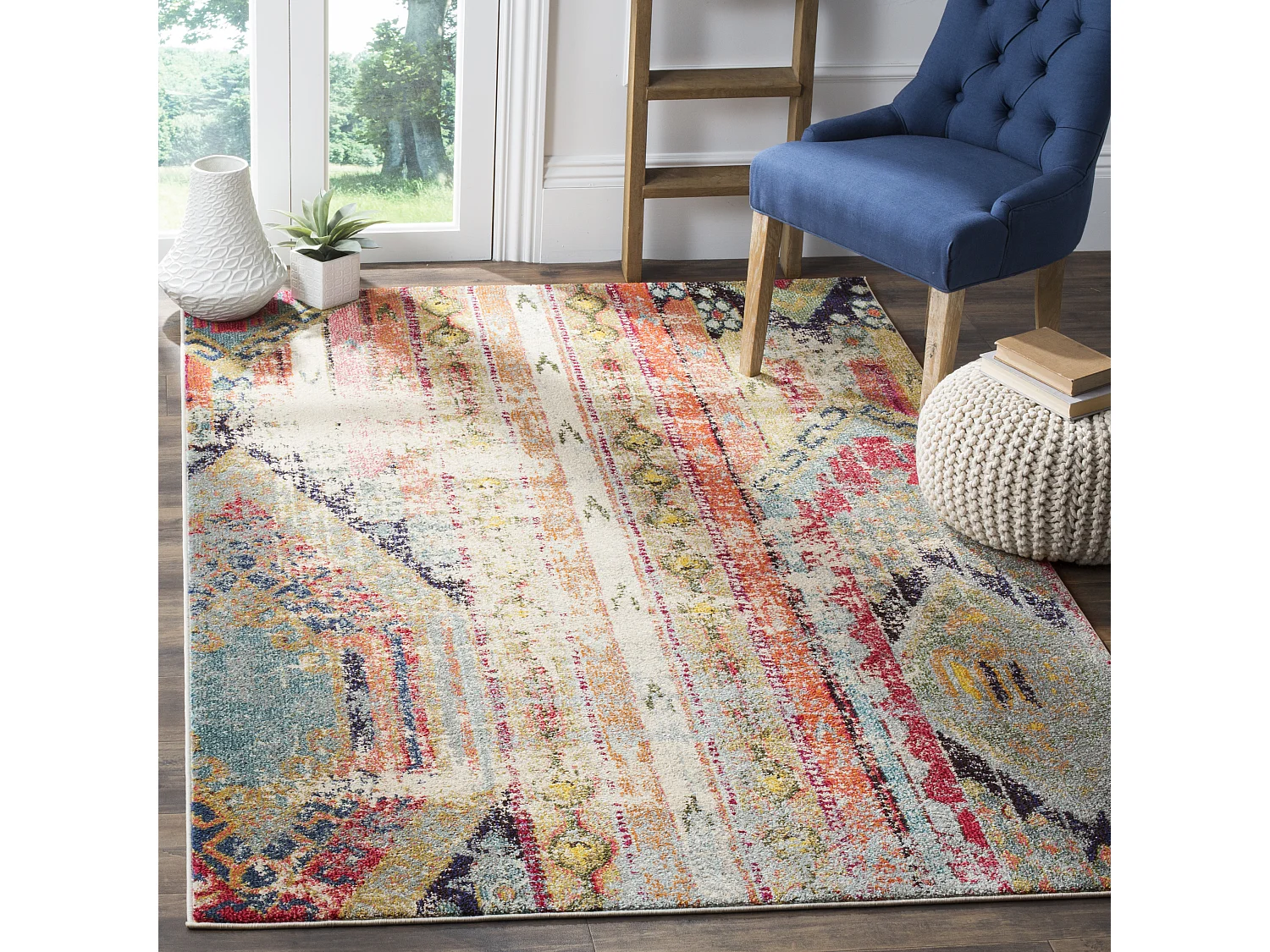 Tapis Multicolore 122 X 170 cm - Livia
