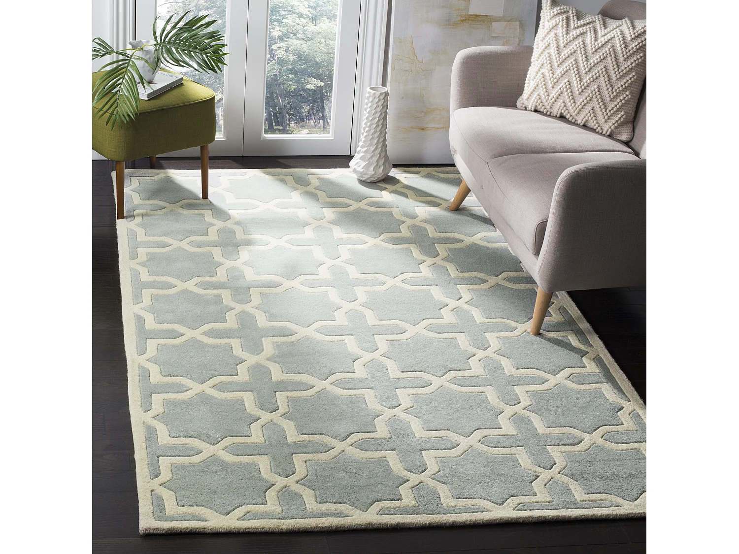 Tapis Gris/Neutre 183 X 274 cm - Barrow