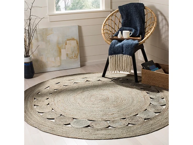 Tapis Gris 91 X 91 cm - Ismene