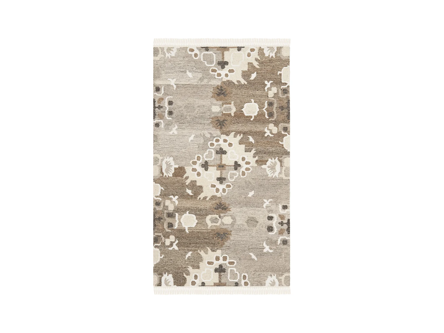 Tapis Gris/Multicolore 91 X 152 cm - Ambroso