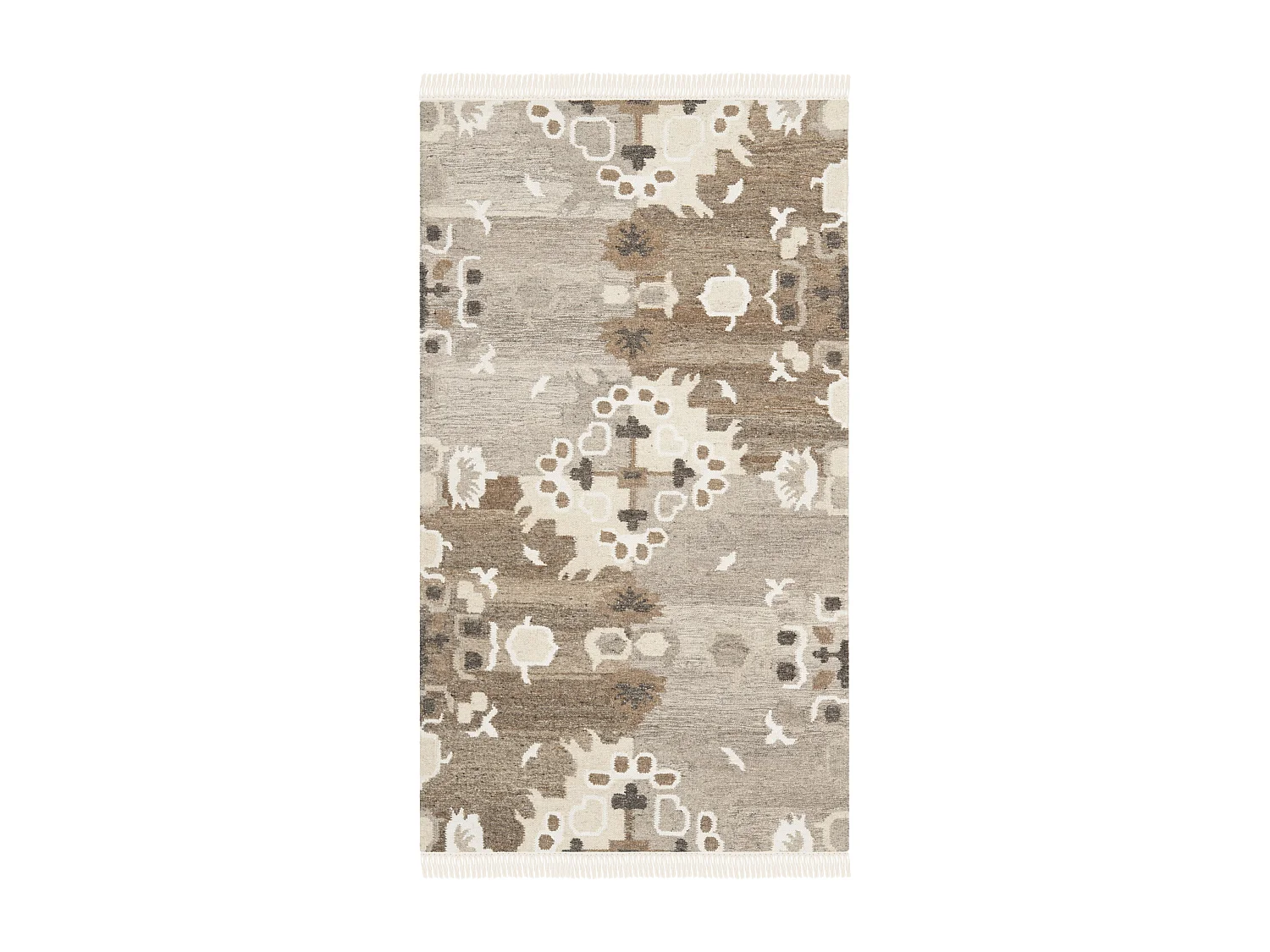 Tapis Gris/Multicolore 91 X 152 cm - Ambroso