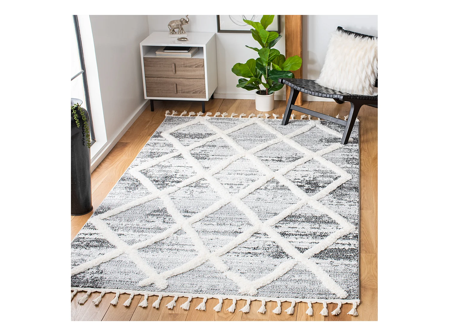 Tapis Gris/Neutre 160 X 229 cm - Celeste