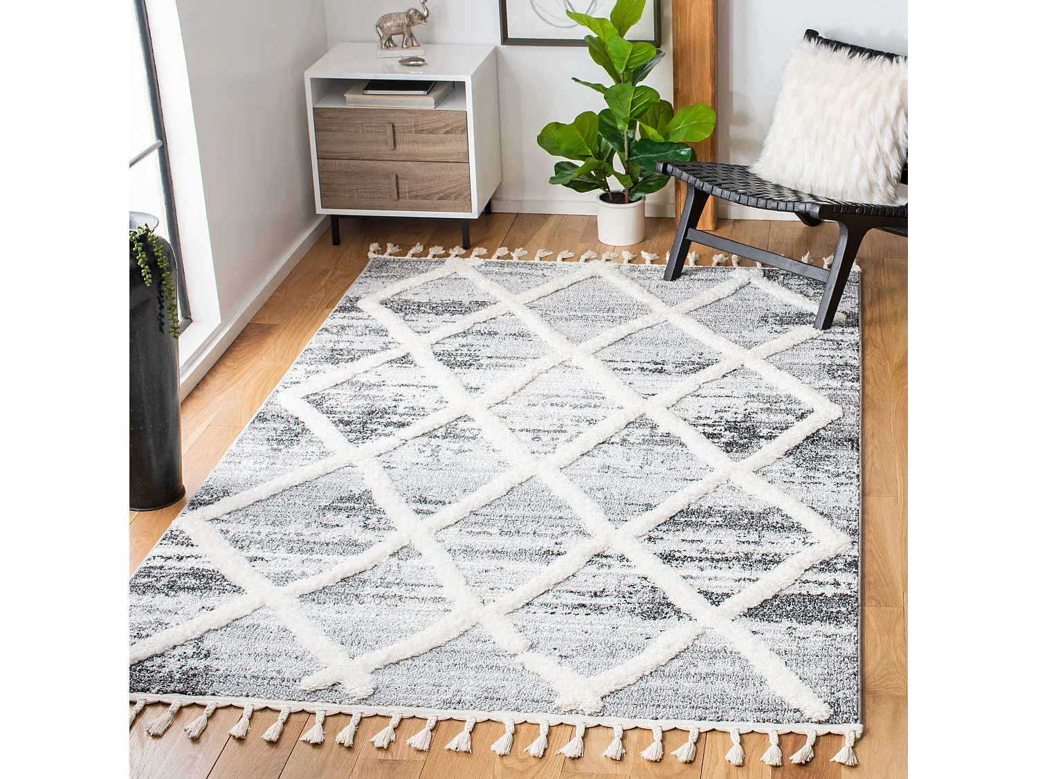 Tapis Gris/Neutre 160 X 229 cm - Celeste