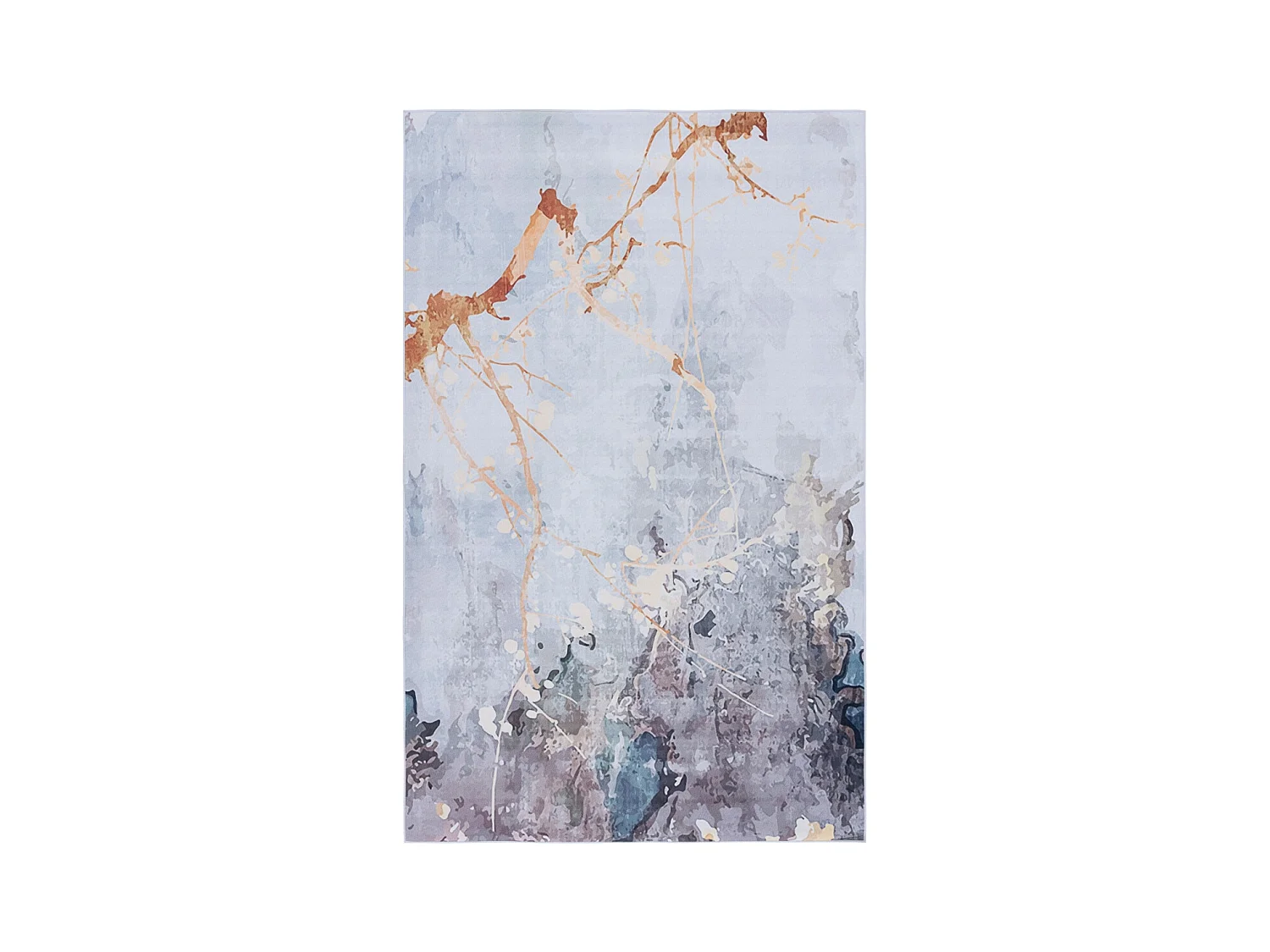 Tapis Gris/Beige 91 X 152 cm - Fianna