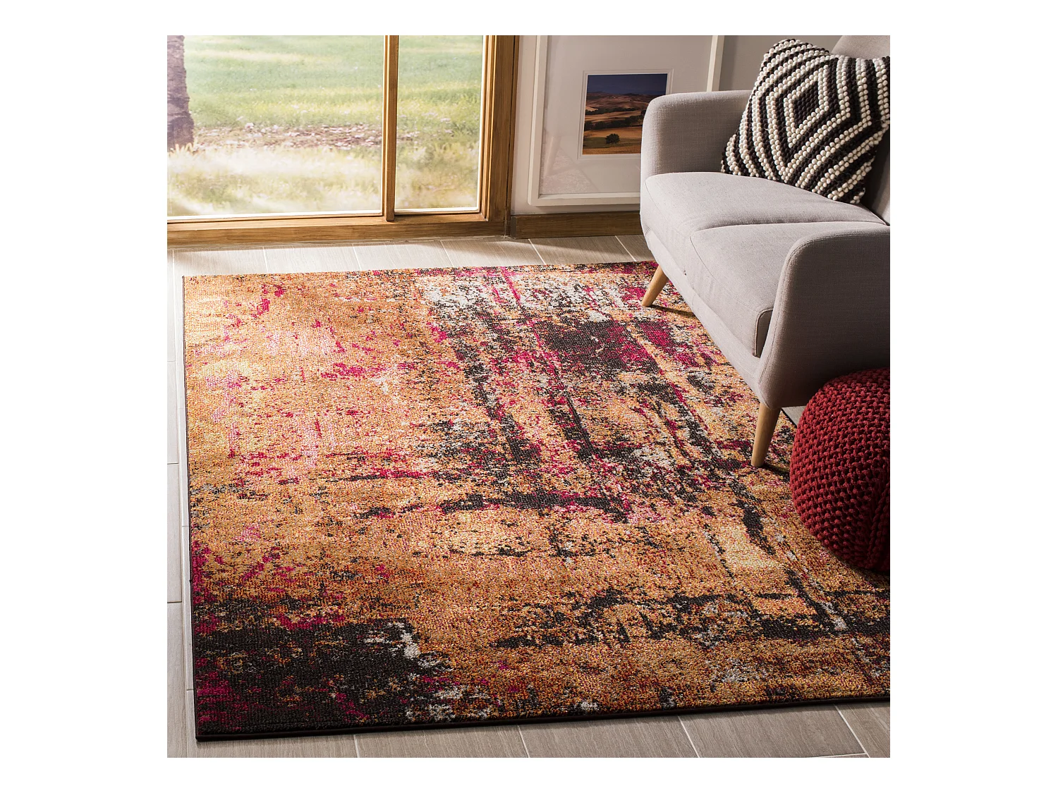Tapis Multicolore 155 X 231 cm - Inigo