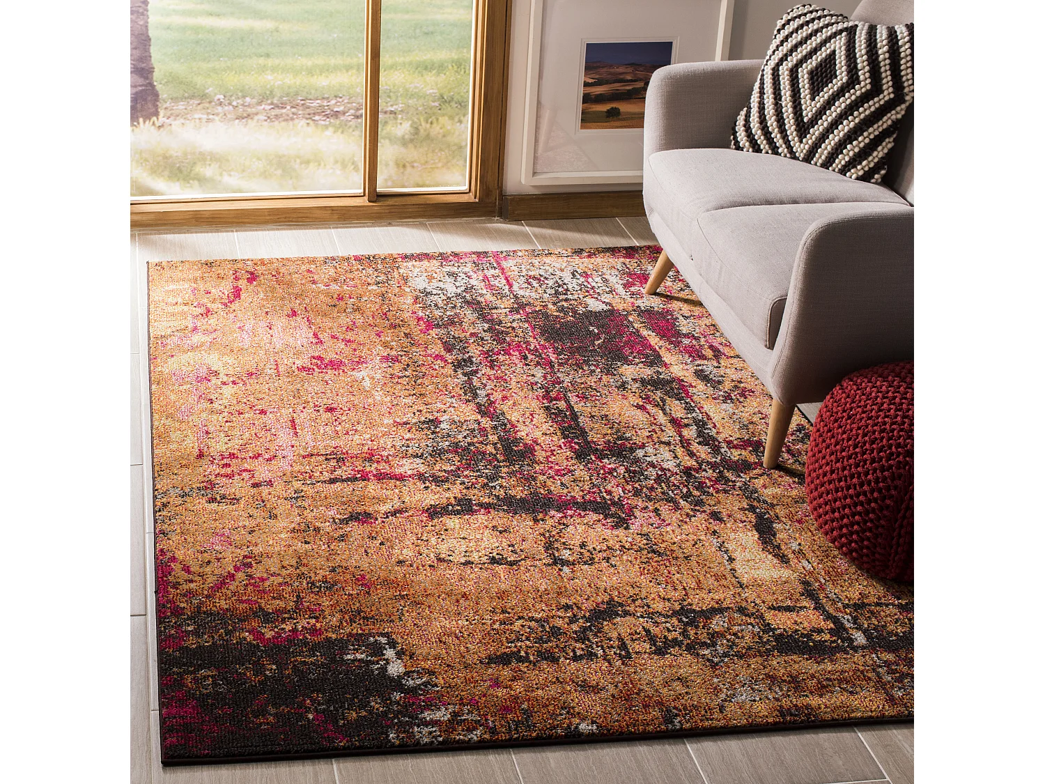 Tapis Multicolore 155 X 231 cm - Inigo