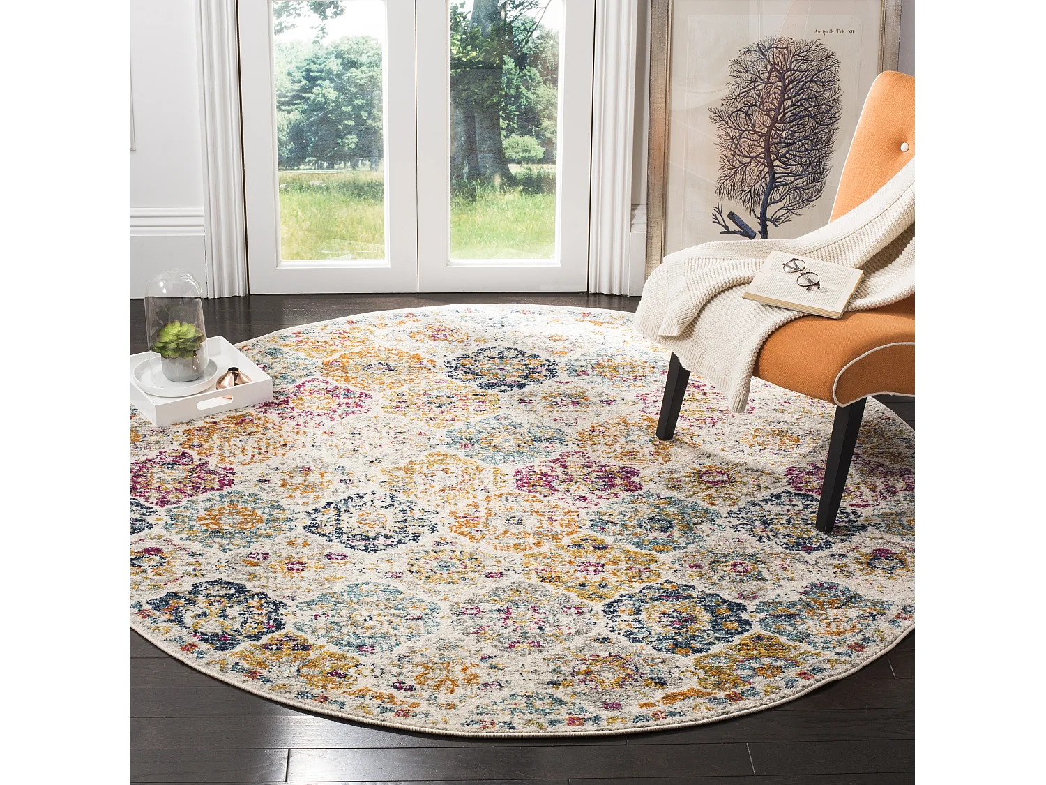 Tapis Neutre/Multicolore 201 X 201 cm - Mopani