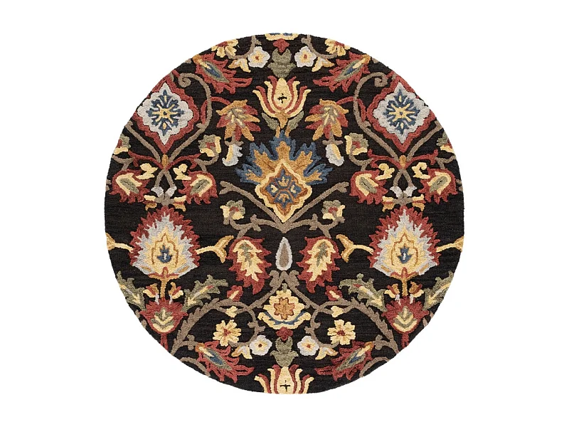 Tapis Charbon/Multi 183 X 183 cm - Juni