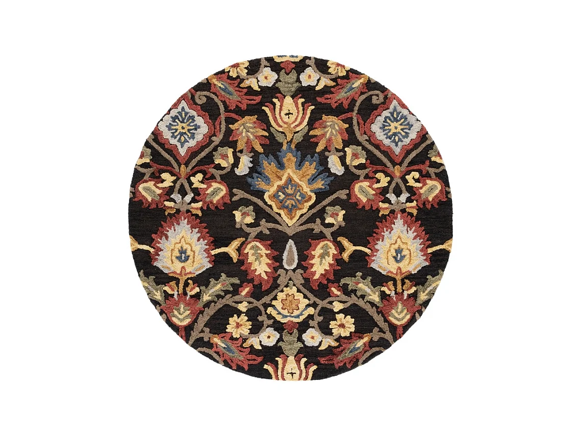 Tapis Charbon/Multi 183 X 183 cm - Juni