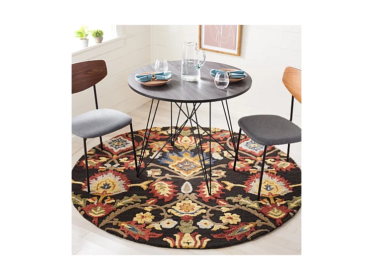 Tapis Charbon/Multi 183 X 183 cm - Juni