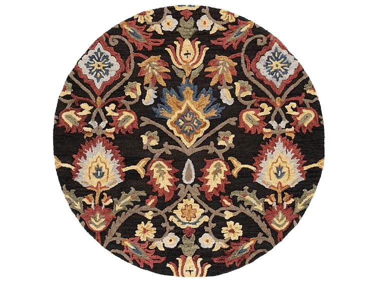 Tapis Charbon/Multi 183 X 183 cm - Juni