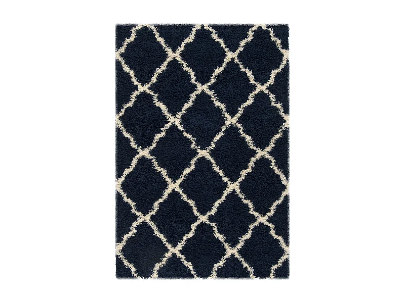 Tapis Bleu Marine/Neutre 183 X 274 cm - Aldo