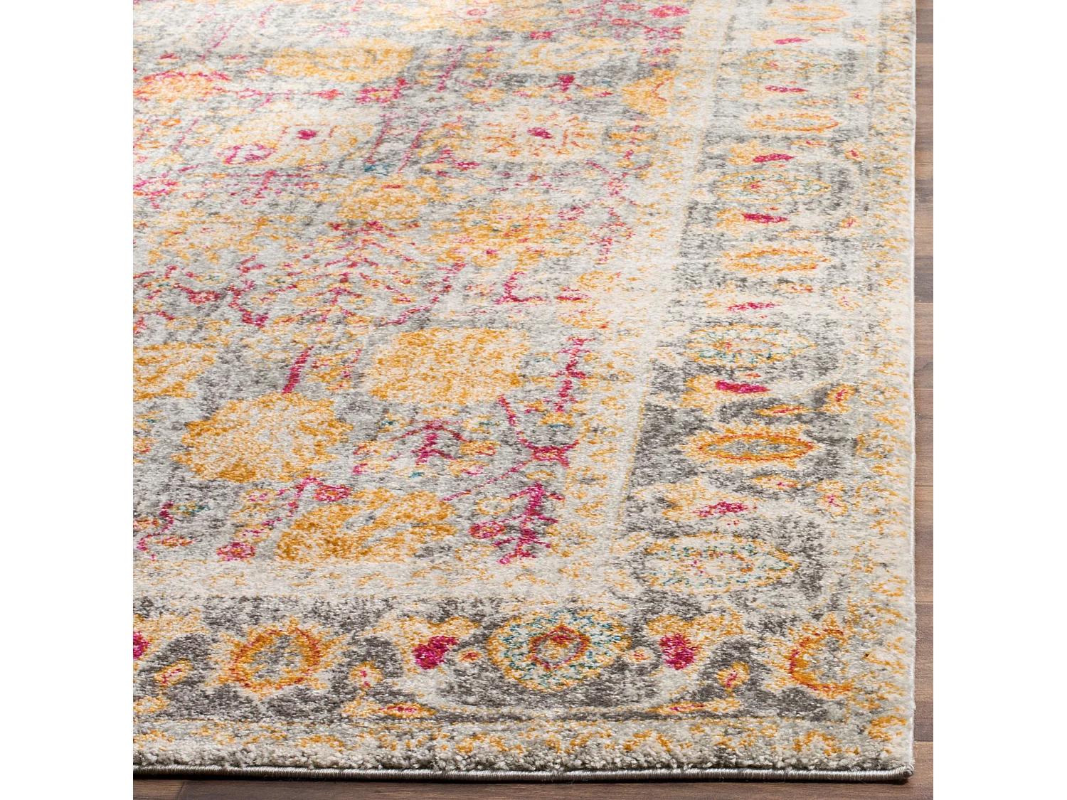 Tapis Gris/Multicolore 122 X 183 cm - Gladys