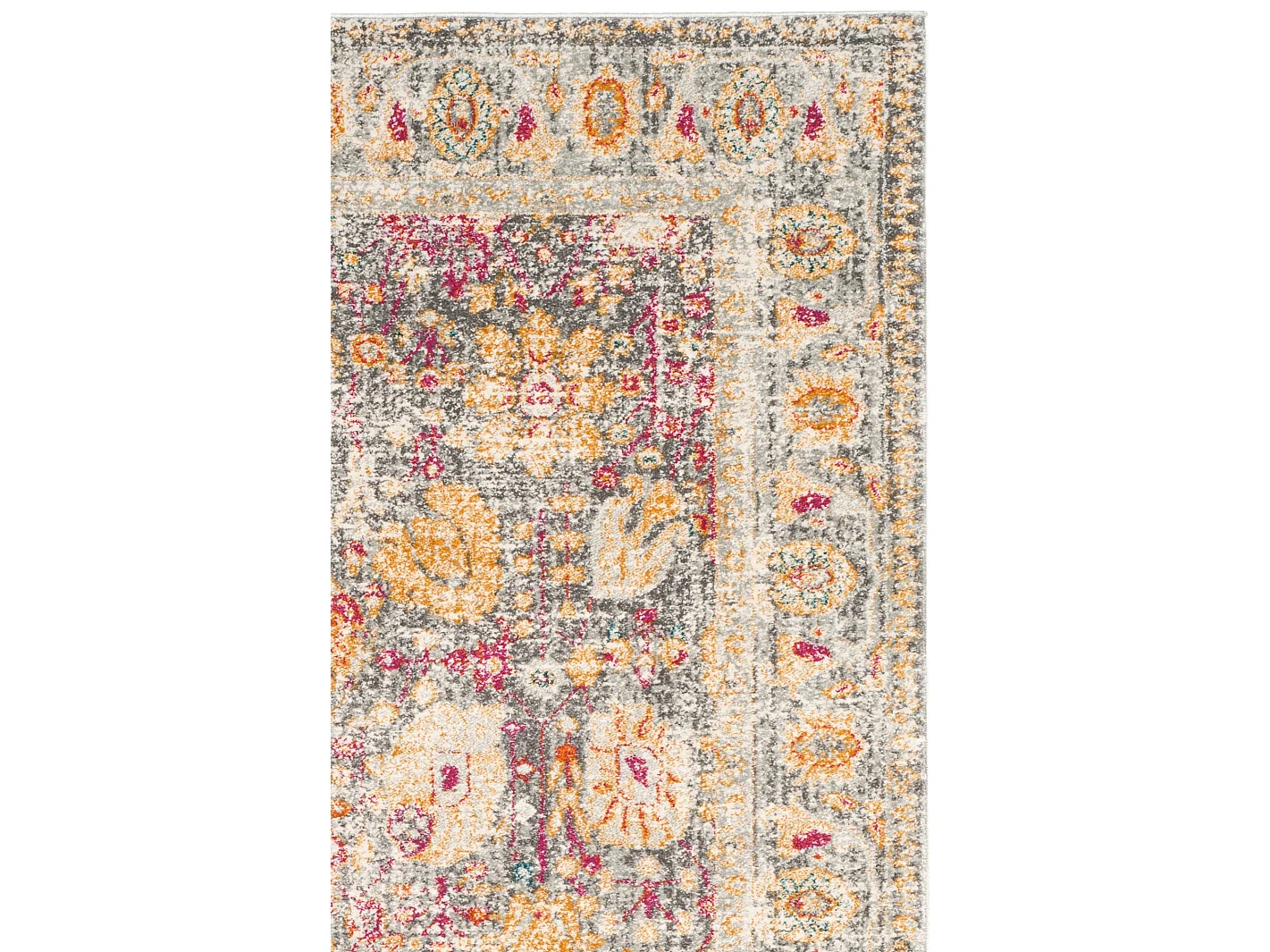 Tapis Gris/Multicolore 122 X 183 cm - Gladys