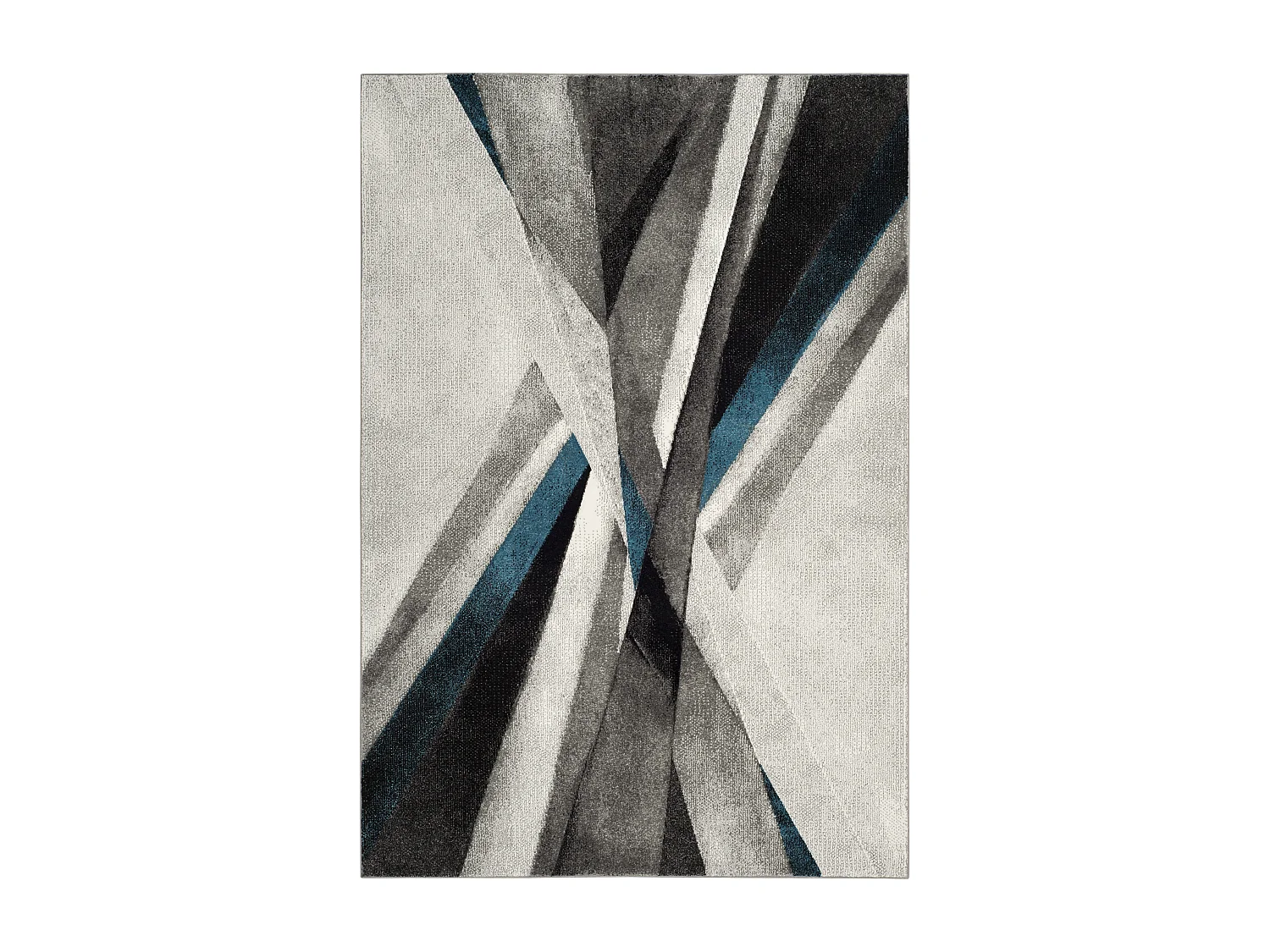 Tapis Gris/Bleu 201 X 274 cm - Aubrey