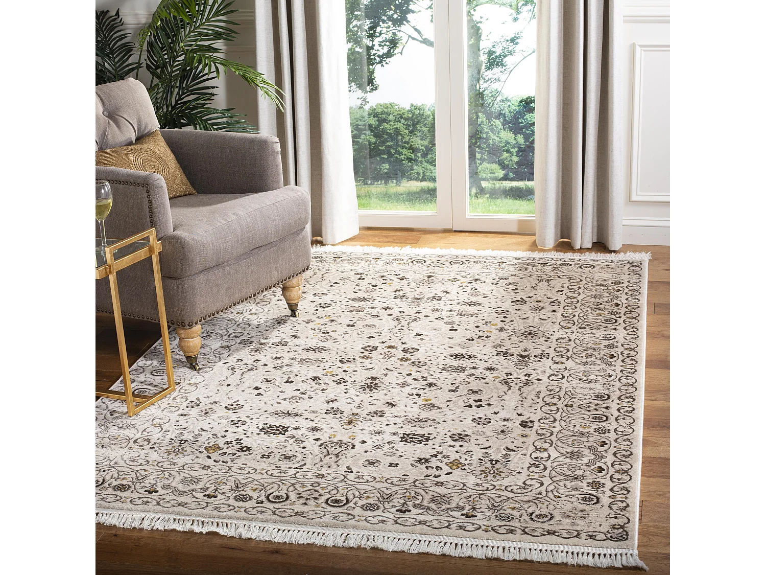 Tapis Neutre/Marron 183 X 274 cm - Braylen