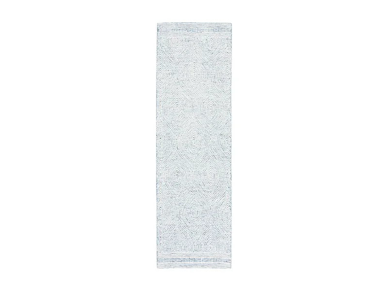 Tapis Ivoire/Bleu 69 X 122 cm - Alaska
