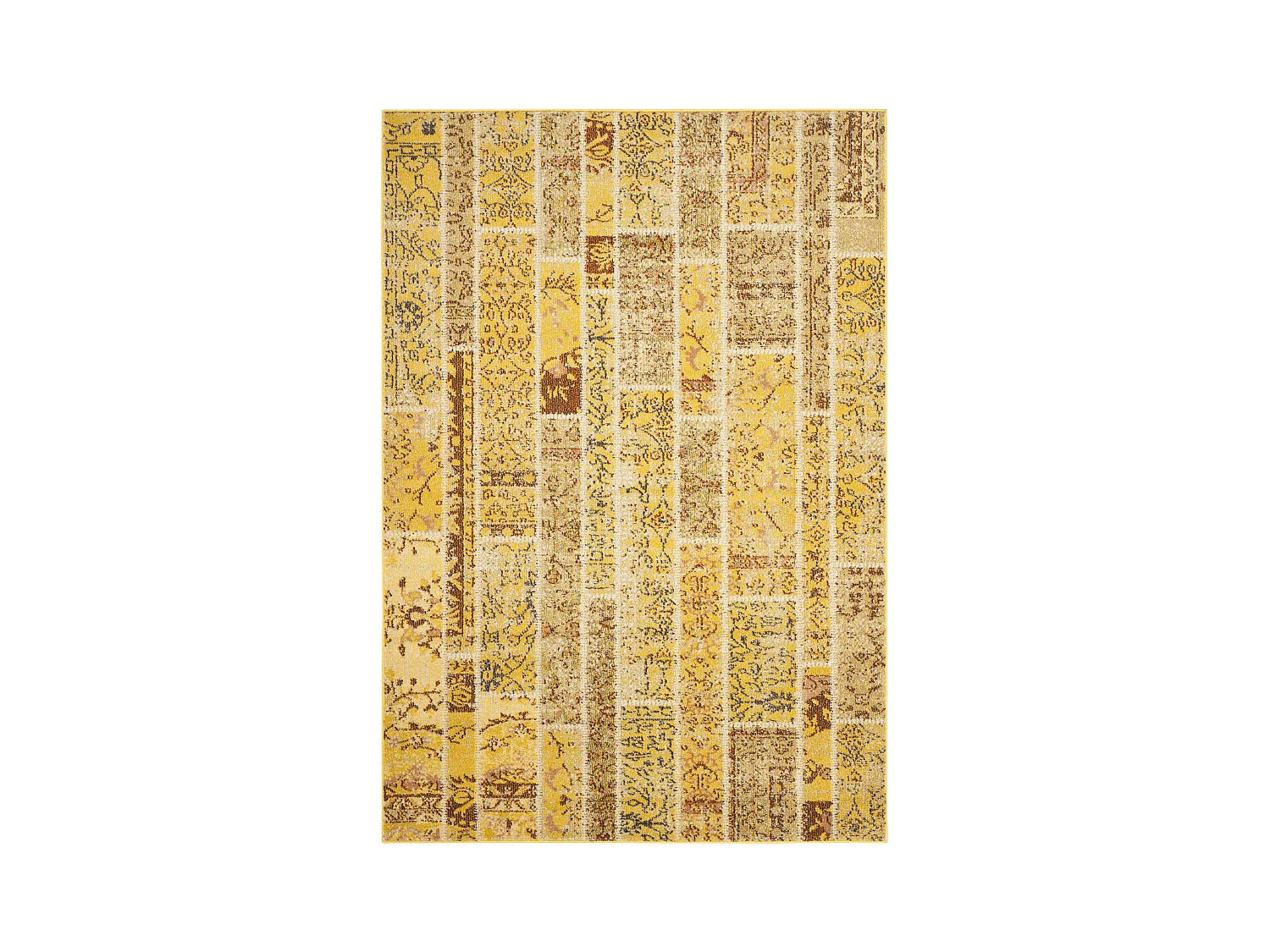Tapis Jaune/Multicolore 155 X 231 cm - Effi