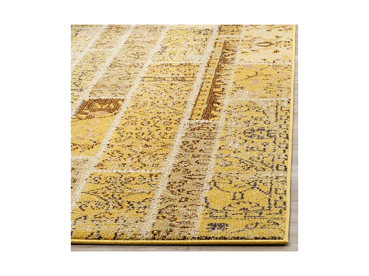 Tapis Jaune/Multicolore 155 X 231 cm - Effi