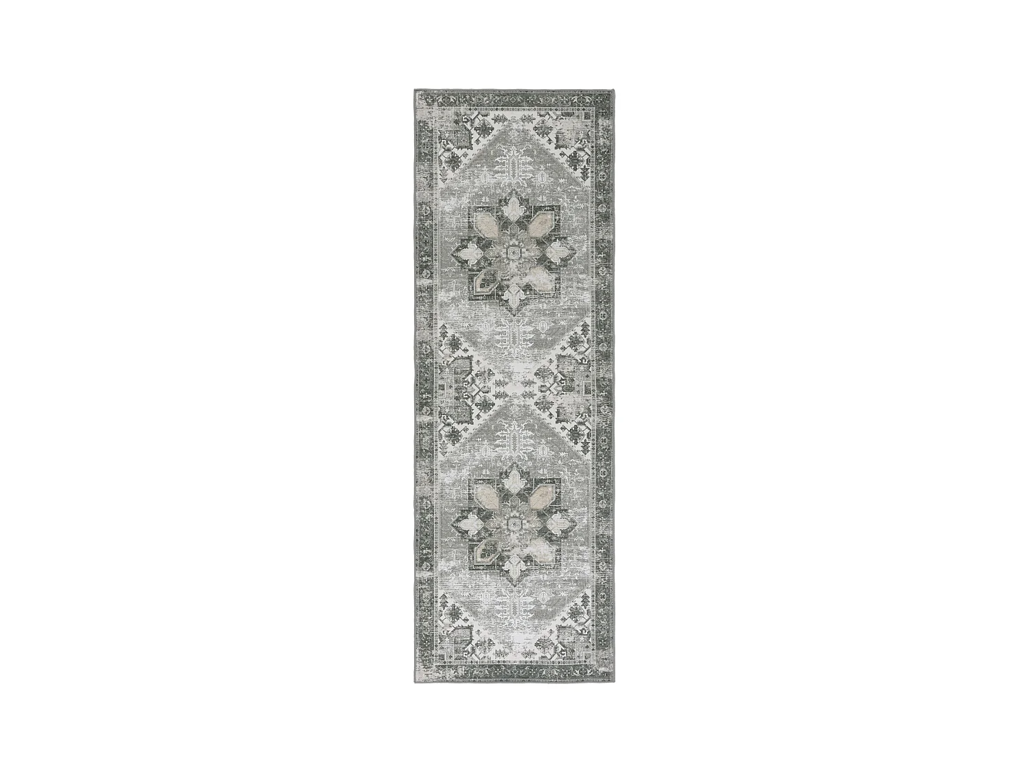 Tapis Vert Foncé/Beige 76 X 244 cm - Fawn